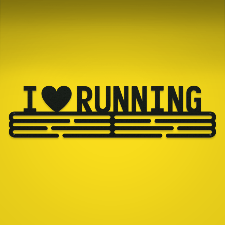 I LOVE RUNNING Medalje Ophng Large