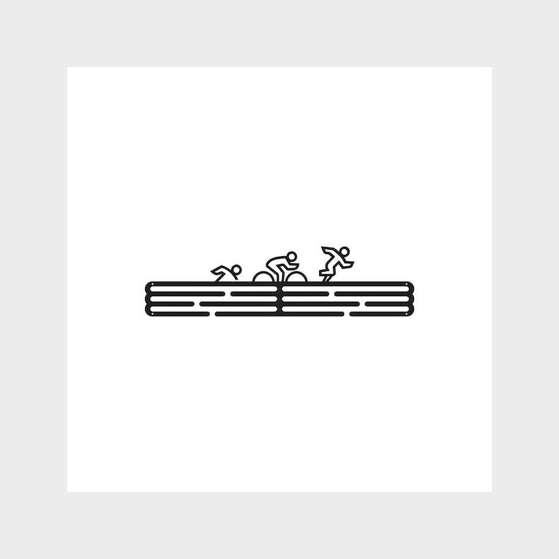 Triatlon ikoner Medalje Ophng Large